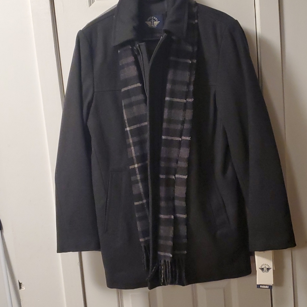 Gray short wool like short coat